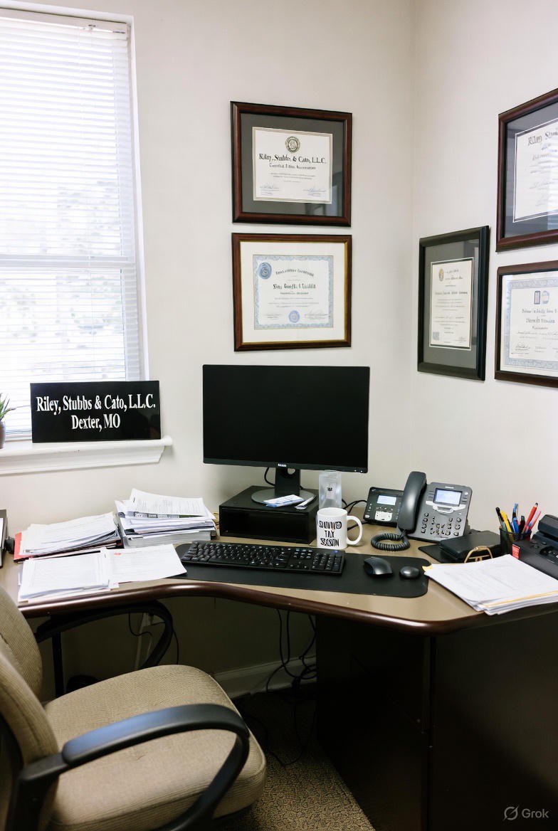 “I Survived Tax Season with Riley, Stubbs & Cato” Ceramic Mug – 11 oz